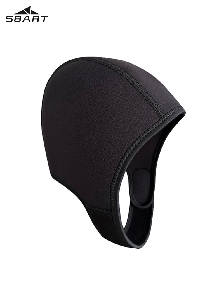 Outdoor Swimwear 2.5mm Diving Cap, Sun Protection, Cold Protection, Ear Protection, Diving Hood, Quick-Drying Adult Swimming Cap for Men and Women