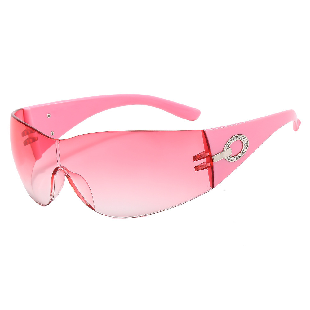 New Fashion Retro Trend Riding Sunglasses Ins Internet Celebrity Same Style Future Technology Millennium Style Sunglasses Trendy