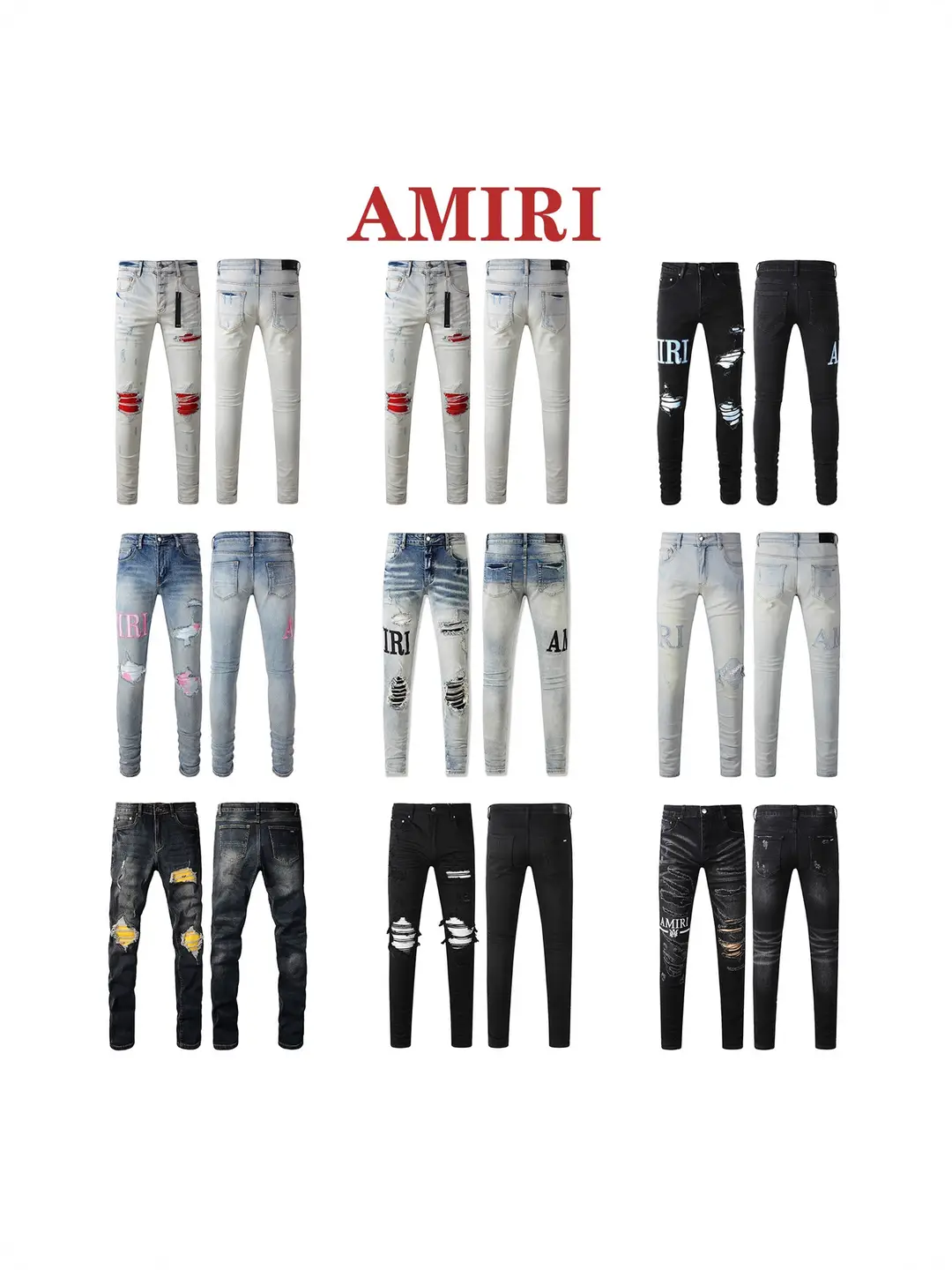 AMIRI Distressed Jeans