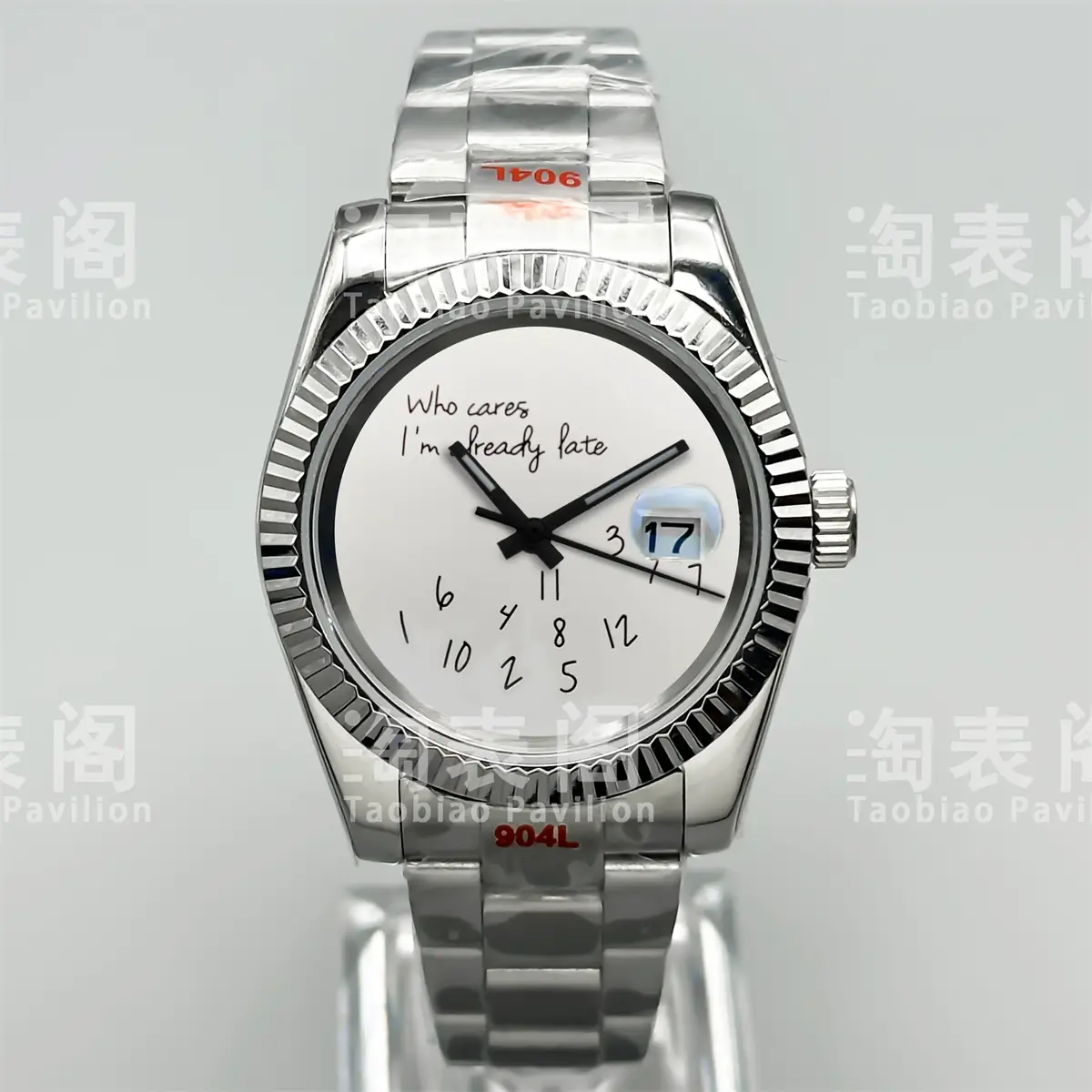 New arrival DIY Stylish Fashion Mechanical Watch Polished Dog Tooth Ring Log Sapphire Glass Nh35A Automatic Movement