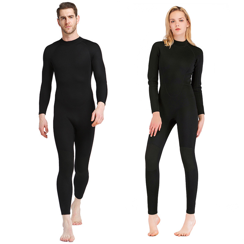 Shabart 1.5mm Thick Material Wetsuit One-piece Couple Waterproof Mother Warm Wetsuit Couple Swimsuit for Men and Women