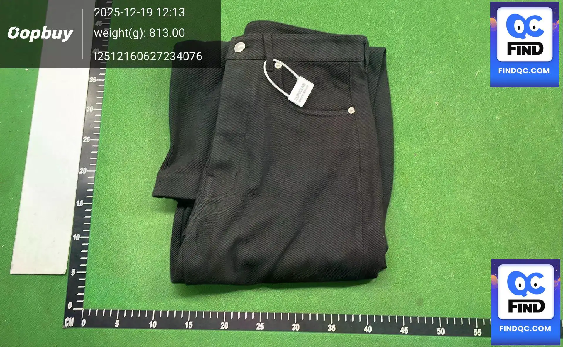 PYC independent RO25FW high-density 450g coarse twill pure cotton bone feeling casual loose and simple straight leg pants divine pants