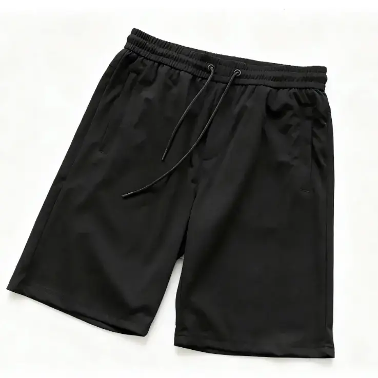 Apricot-Colored Corduroy with Double-Symmetrical Pink Trim and Black Interior, Star-Patterned Face, Gray Shorts 55012972