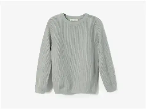 Ribbed Crewneck Sweater