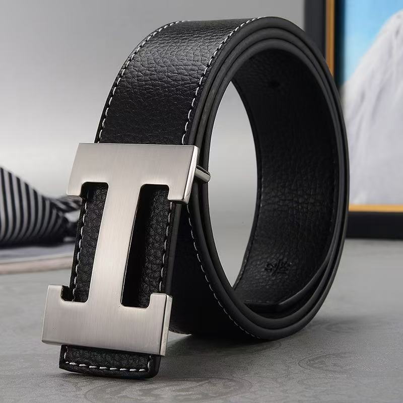 Aima H Buckle Leather Belt for Men, Strap Without Buckle, Cowhide Leather Belt, Pin Buckle Belt, Men's Belt Without Buckle, Belt Strap for Youth QC-foto från 1688 på Qualit.ly
