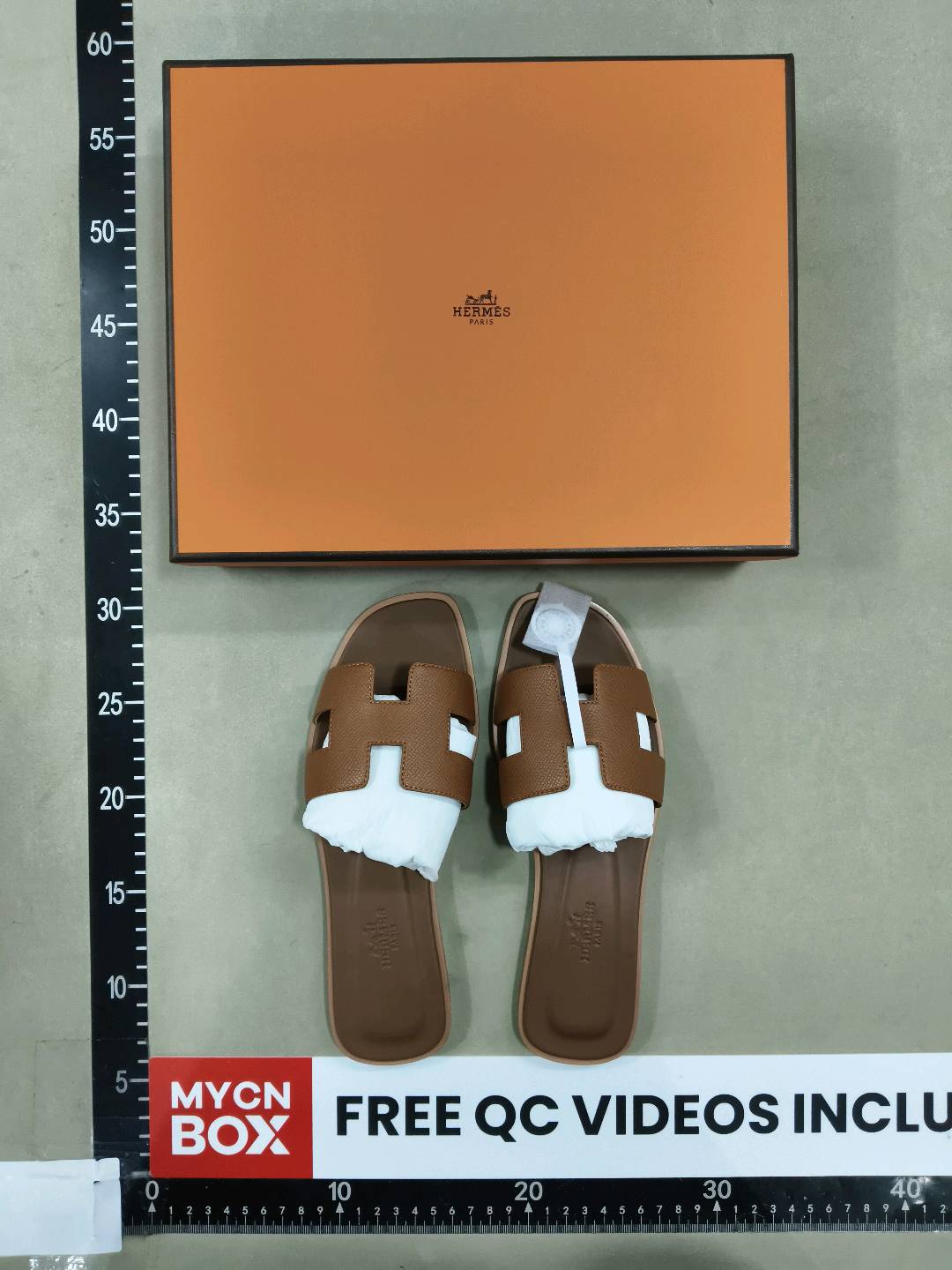 Hermes Oran Sandals QC