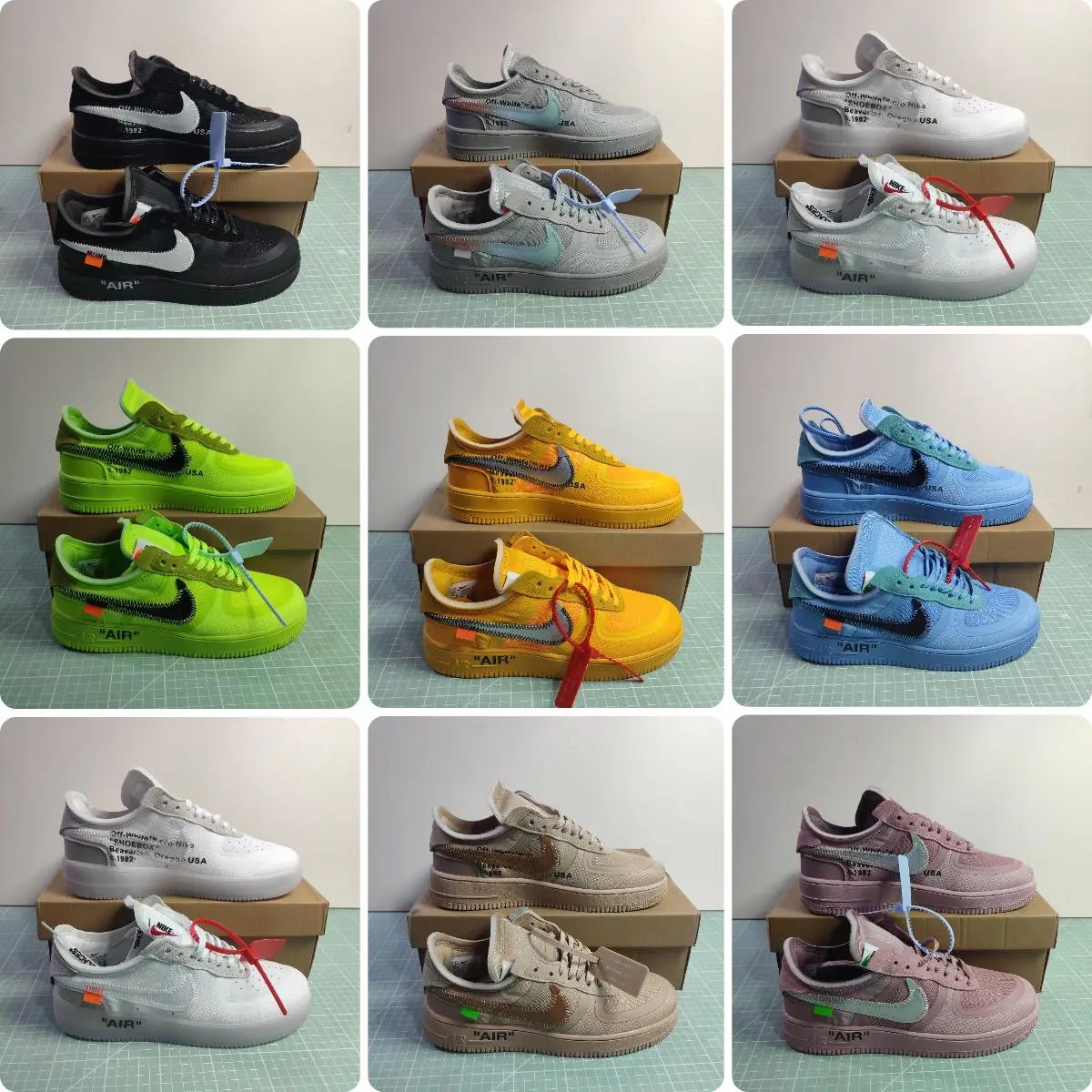 Off-White x NK A i r For ce 1 Low Co-branded version