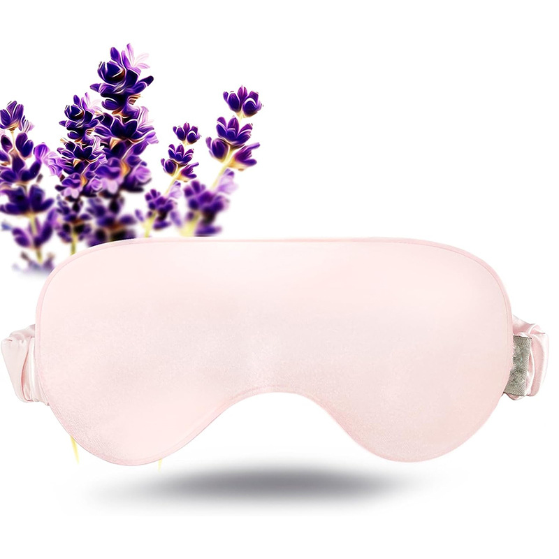 Microwave oven heating eye mask lavender flax seed hot pack removable and washable warm cold and hot compress steam yoga eye pillow