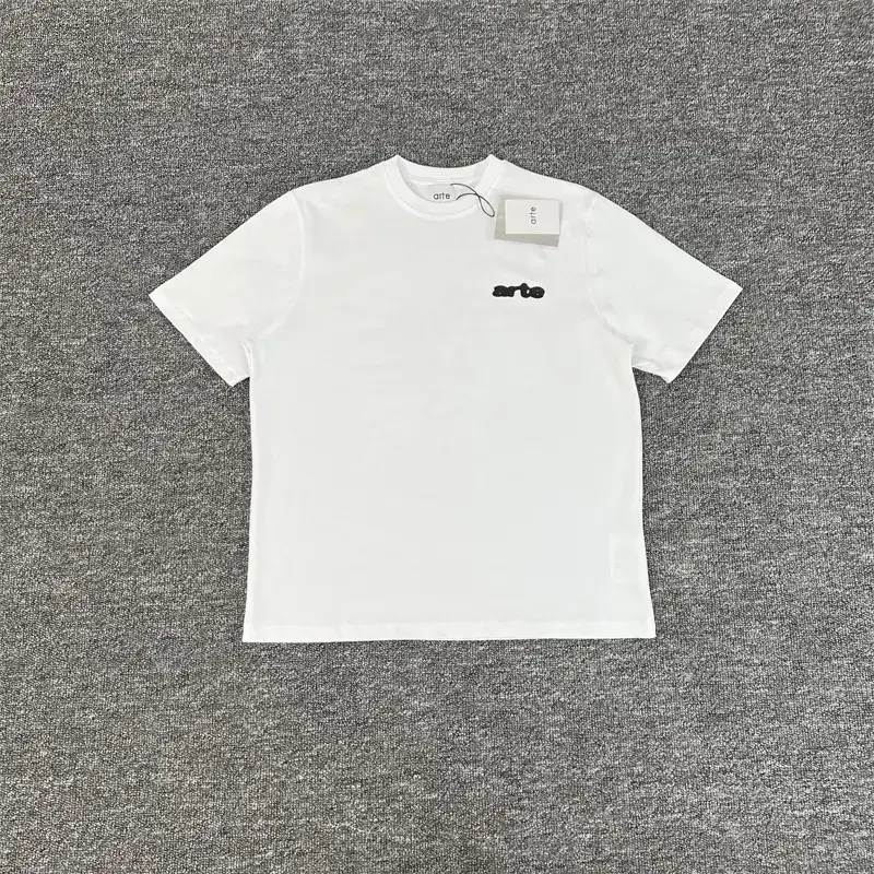 Meichao Arte Blur Flower Blue Flower Short-Sleeved Street Casual Loose Summer Pure Cotton Men's and Women's Round Neck T-Shirt