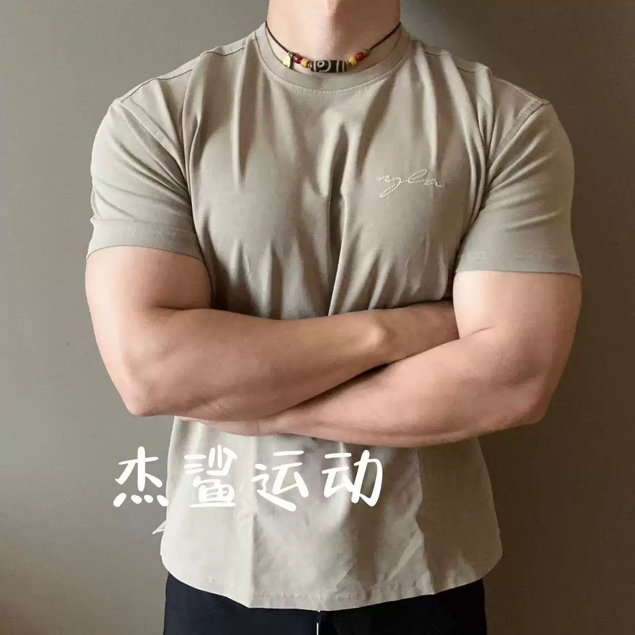 Spot YLA TAILORED washed and worn elastic cotton simple embroidery logo sports and leisure round neck short sleeved D5