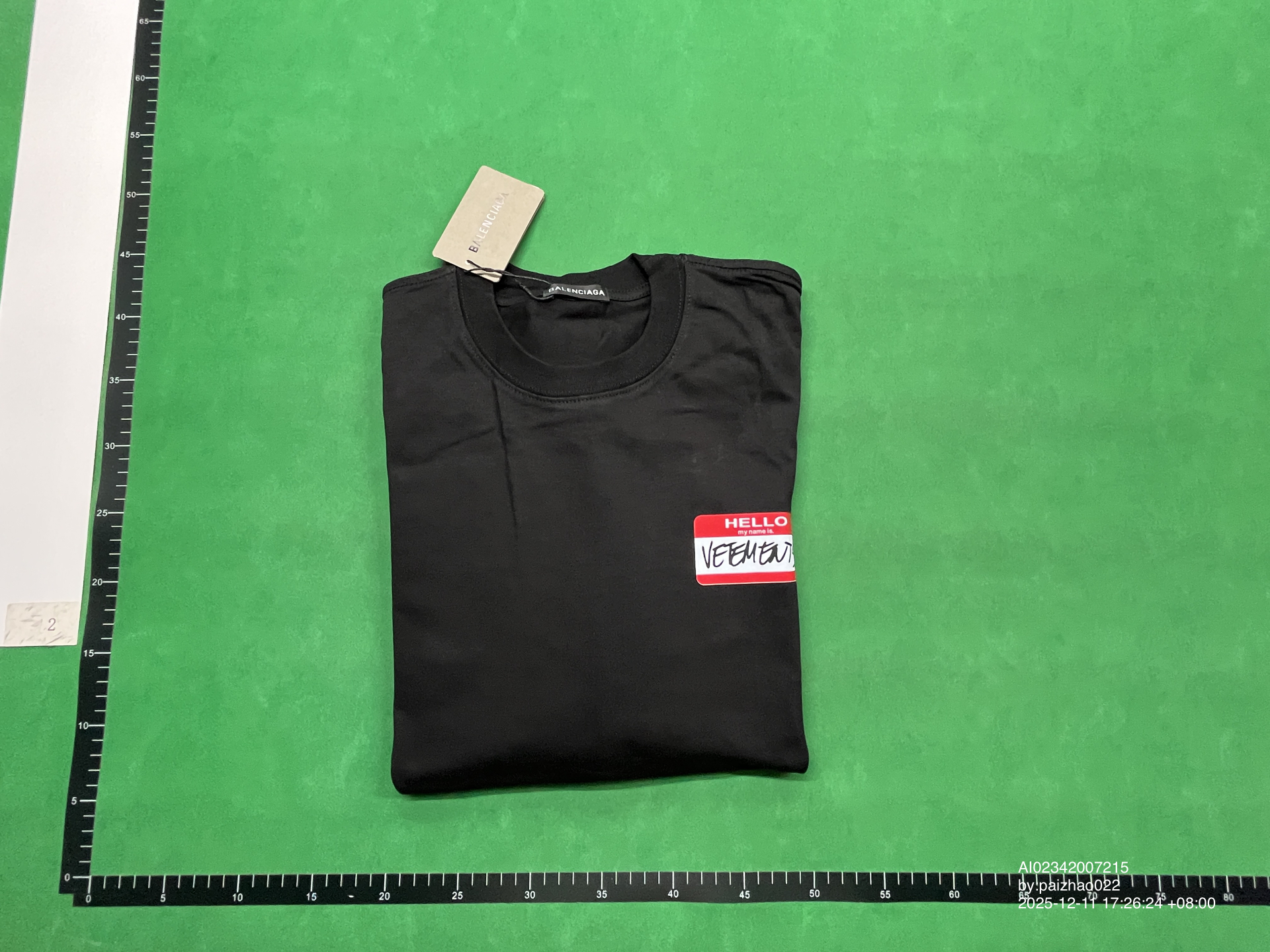 Balenciaga Drip Logo T-Shirt QC