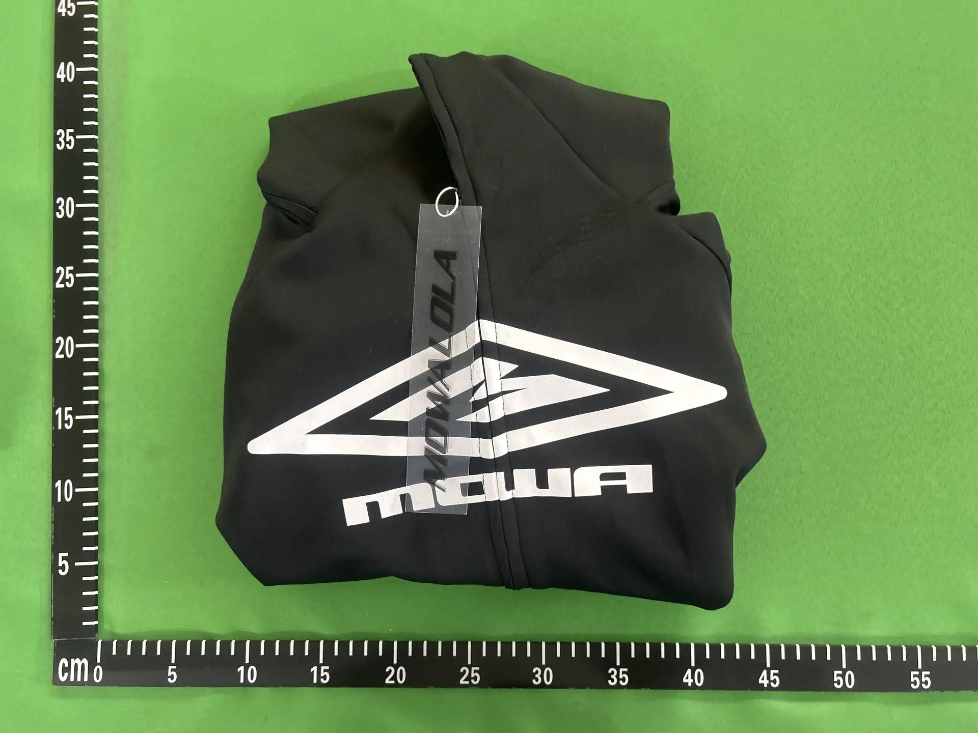 Mowalola Spliced Sweatshirt Jacket Black