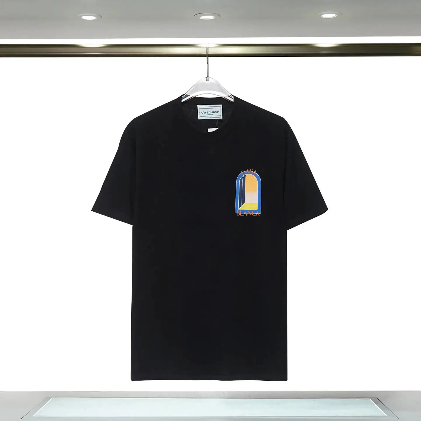 外贸新品印花个性圆领短袖T恤衫-TOP
