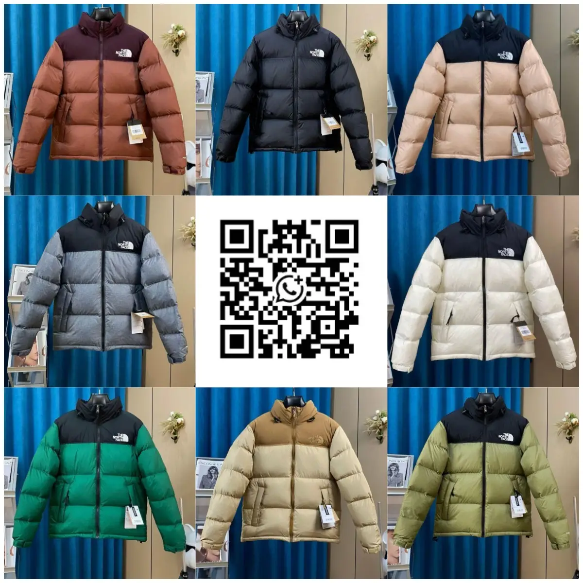 YQ19-男女同款经典刺绣棉服羽绒服 +86 15160062525