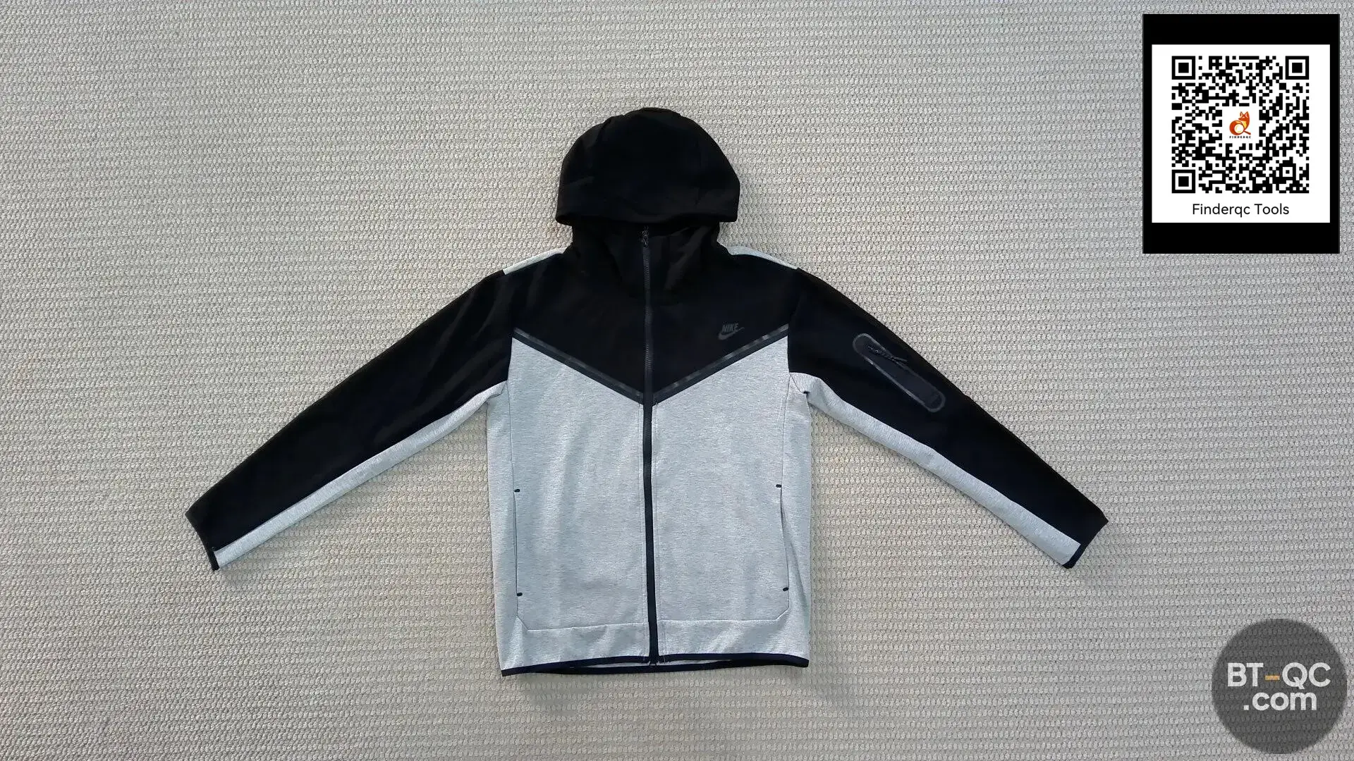 Men's New Color-blocked Sports Hooded Outwear Sweatshirt Air Layer Cotton Patchwork Zipper Shirt Casual Suit Jacket Autumn