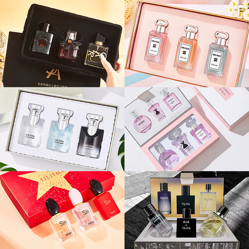 Cross-Border Men's and Women's Perfume Set, Long-Lasting Light Fragrance, Fresh and Affordable Cologne, Vietnamese Perfume Gift Box, Dropshipping Wholesale