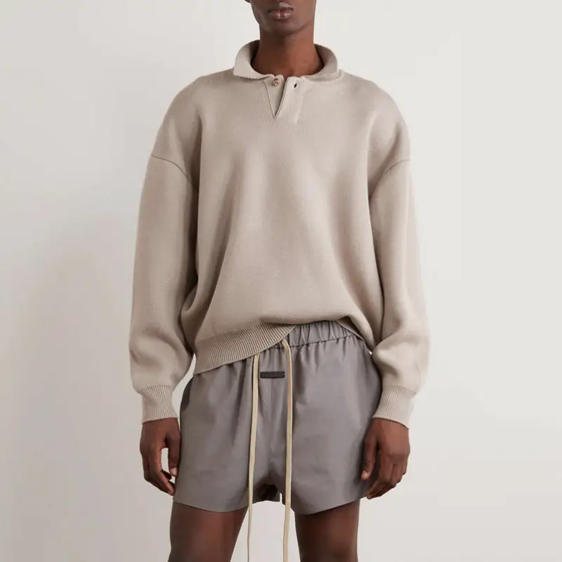 FOG Main Line ETERNAL Eternal American High Street High Street Casual Loose Men's and Women's Autumn and Winter POLO Knitwear Sweater