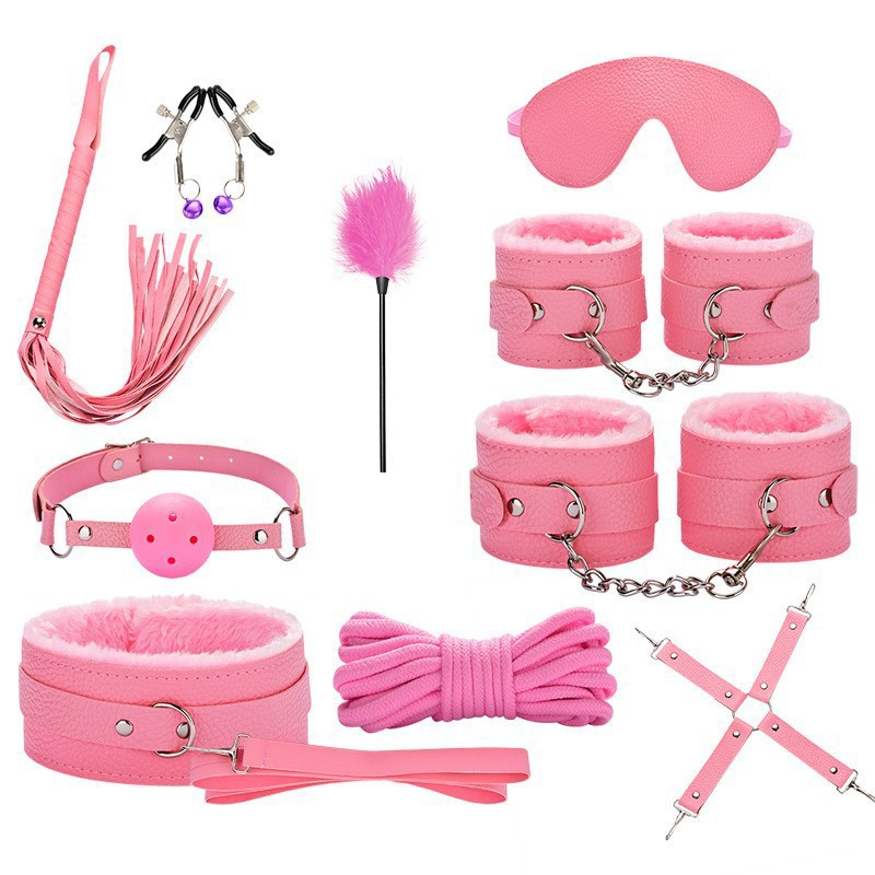 ROSELEX Laures SM Bundle Ten-Piece Set of Alternative Couple's Room Fun Supplies and Appliances Alternative Fun Props