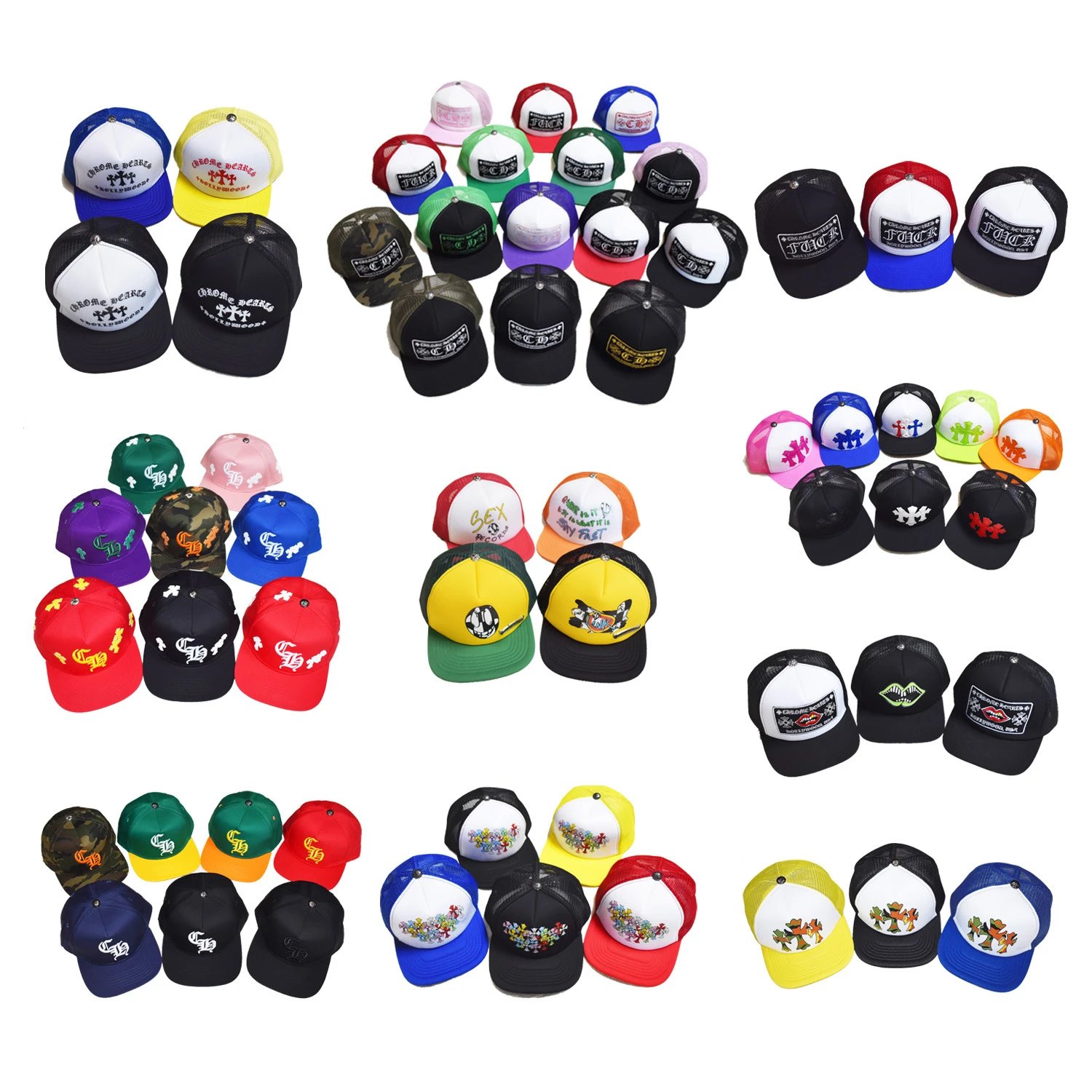 chrome hearts CD Trucker Hat
