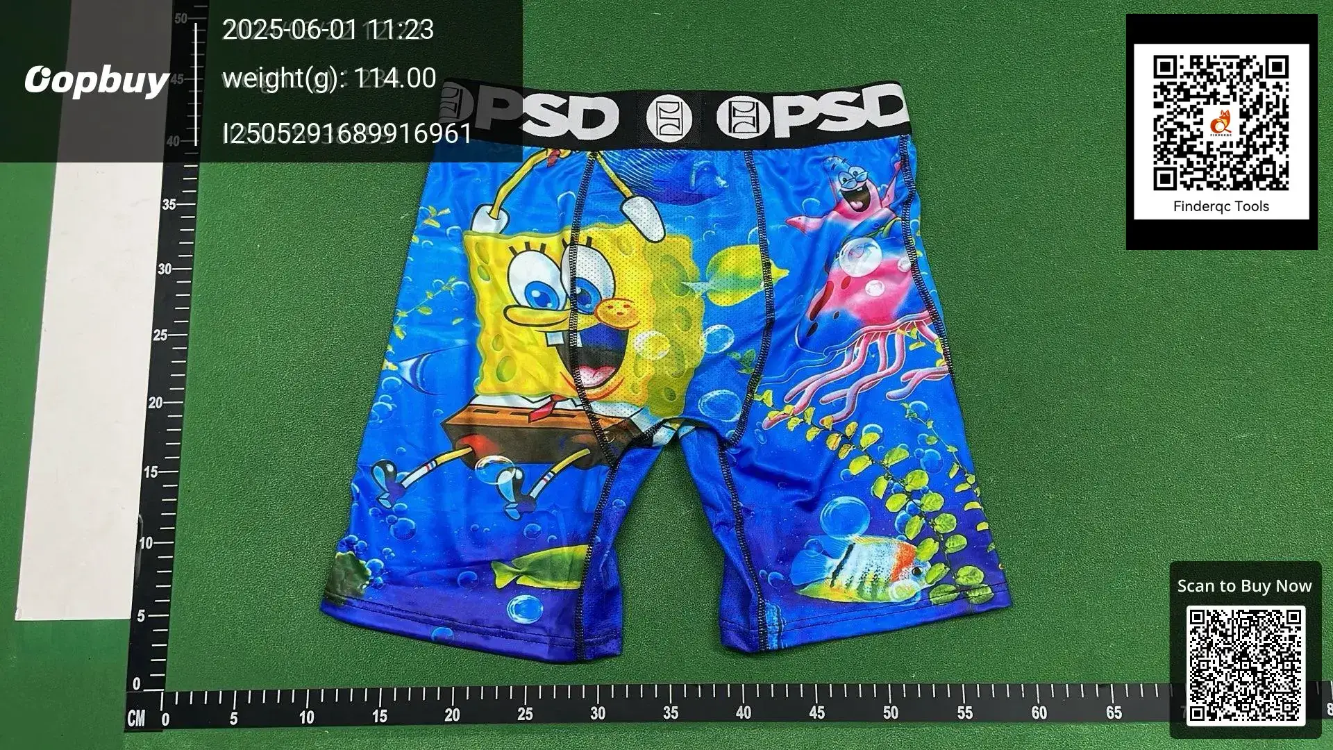Fashion Brand PSD Ice Silk Polyester Short Pants Beach Pants Printed Animation Comfortable Sports Running Boxer Briefs for Men