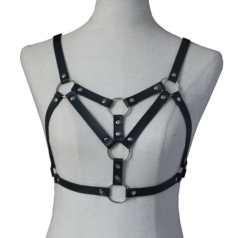 European and American Sexy Personality Multi-ring Rivet Chest Waist Belt Alternative Fun Queen's Bundling Bundling Bundling Bundling Belt