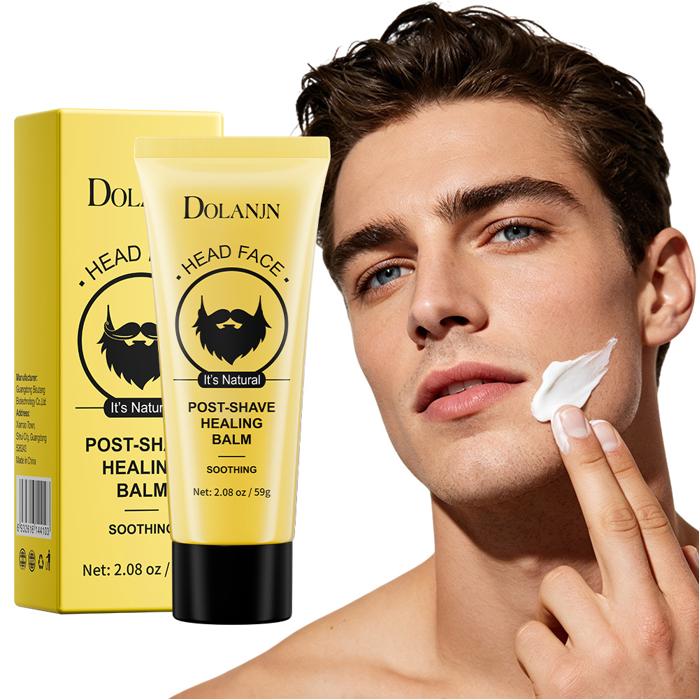 Foreign Trade Cross-Border Men's Post-Shave Repair Cream Moisturizing Care Redness Soothing Cream Full English Amazon Wholesale