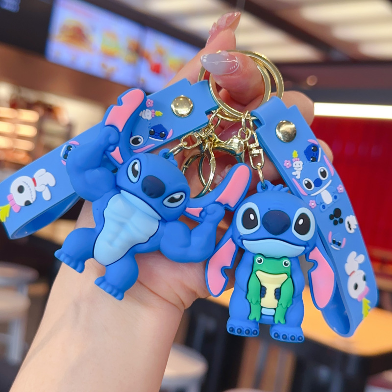 Cartoon Anime Stitch Series Keychain Doll Bag Pendant Cross-Border Keychain Small Gift Wholesale