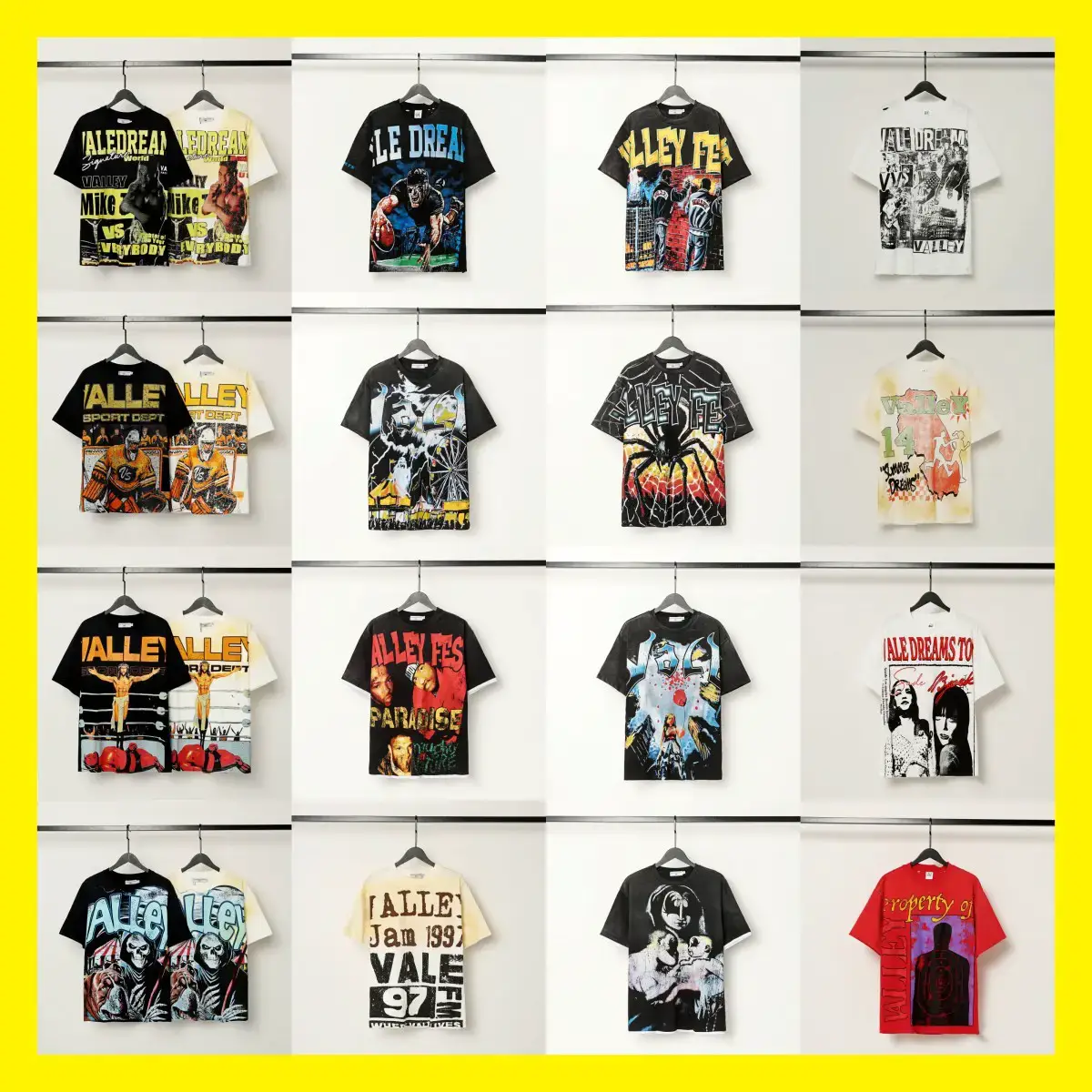 270g] American Trendy Brand Valley Washed Distressed Printed Short-Sleeved Hip-Hop Loose Street T-Shirt Hooded Sweatshirt