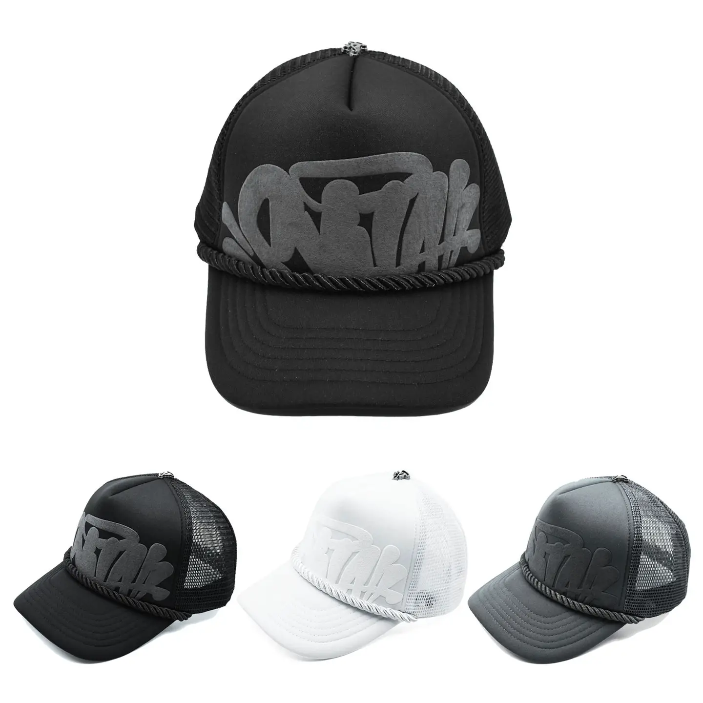 Synaworld Trick Cap Trucker Hat Syna World Foam Letter Peaked Cap