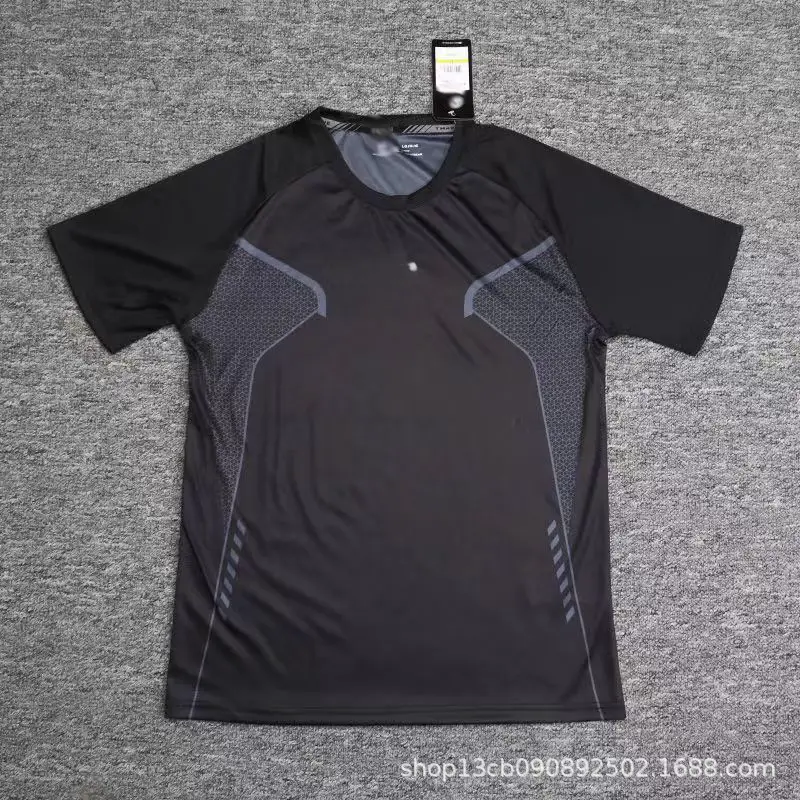Summer outer cap new men's sports and leisure with fast drying trend sportswear round neck short-sleeved + five-minute pants