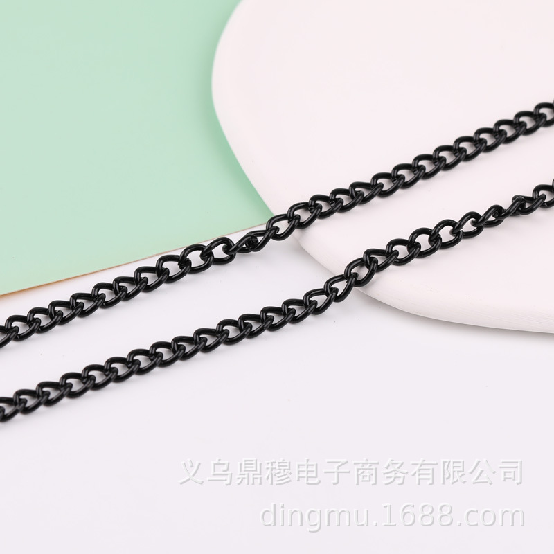 DIY jewelry chain swimming black chain chandelier accessories chain tag chain metal chain chain iron chain advertising chain