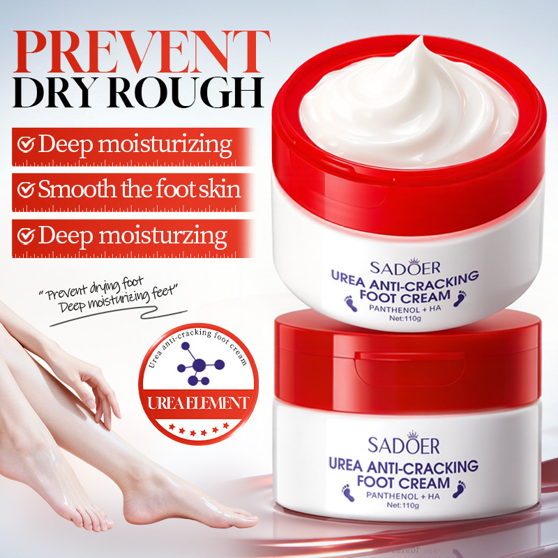 Cross-Border Urea Foot Cream 110g Anti-Dry Cracking Moisturizing and Softening Cuticles Sadoer Moisturizing Cream Foreign Trade Wholesale
