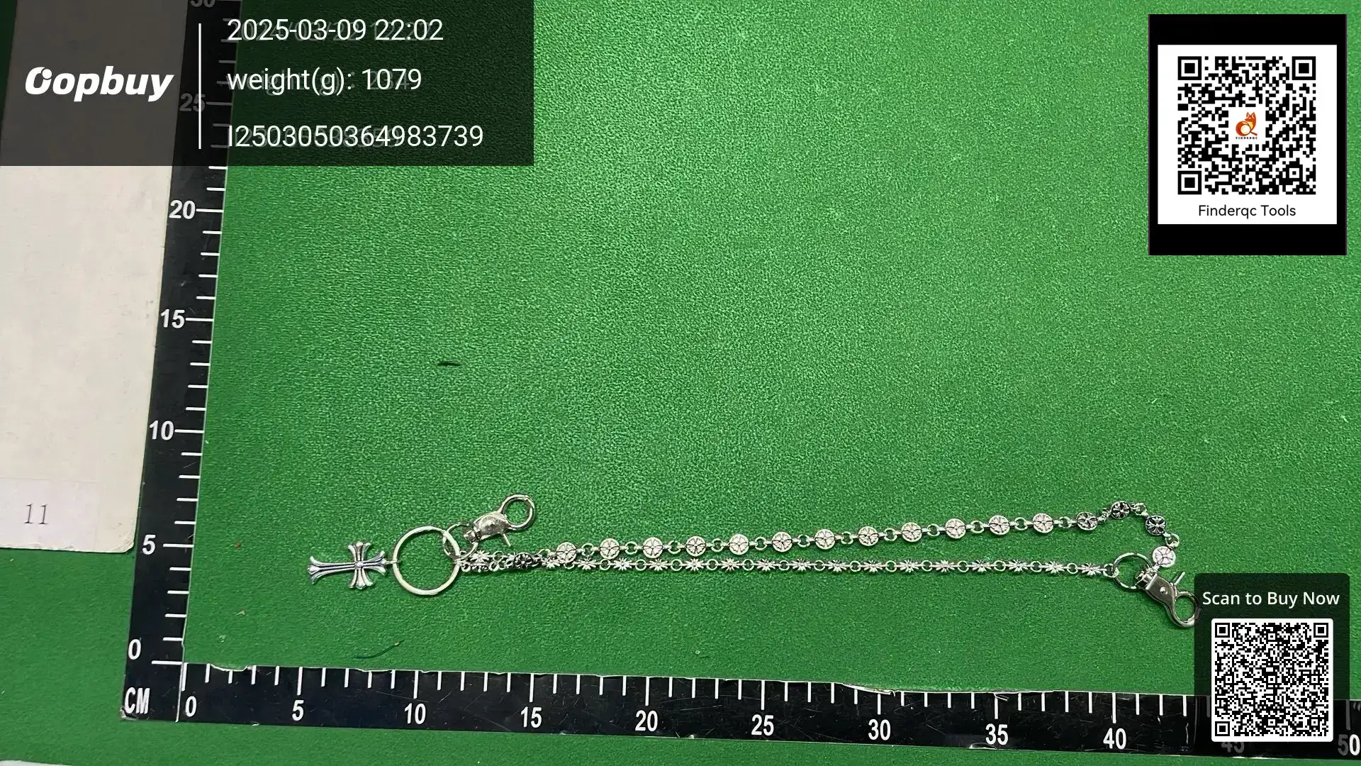 Crodo Element Trouser Chain Bag Hanging Chain Sword Round Bead Cross Waist Chain Lobster Buckle Pendant Jeans Chain