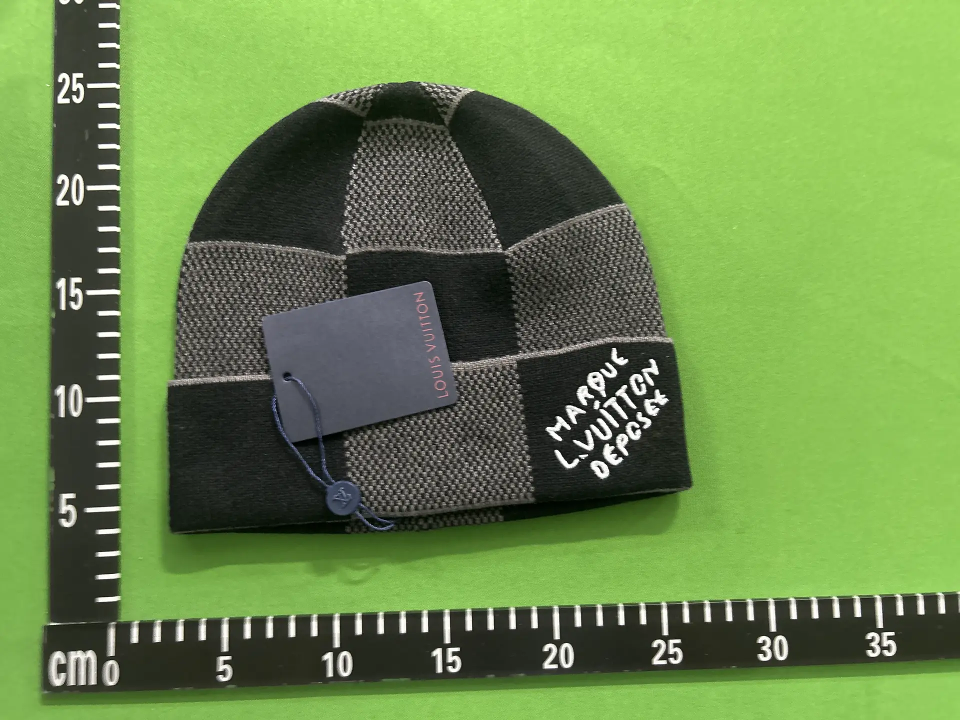 Louis Vuitton Monogram Checkered Beanie
