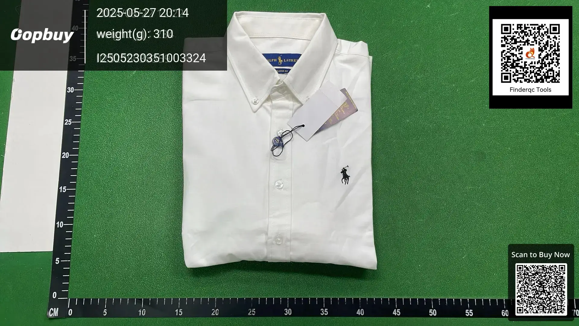Polo Ralph Lauren Classic Fit Oxford Shirt White