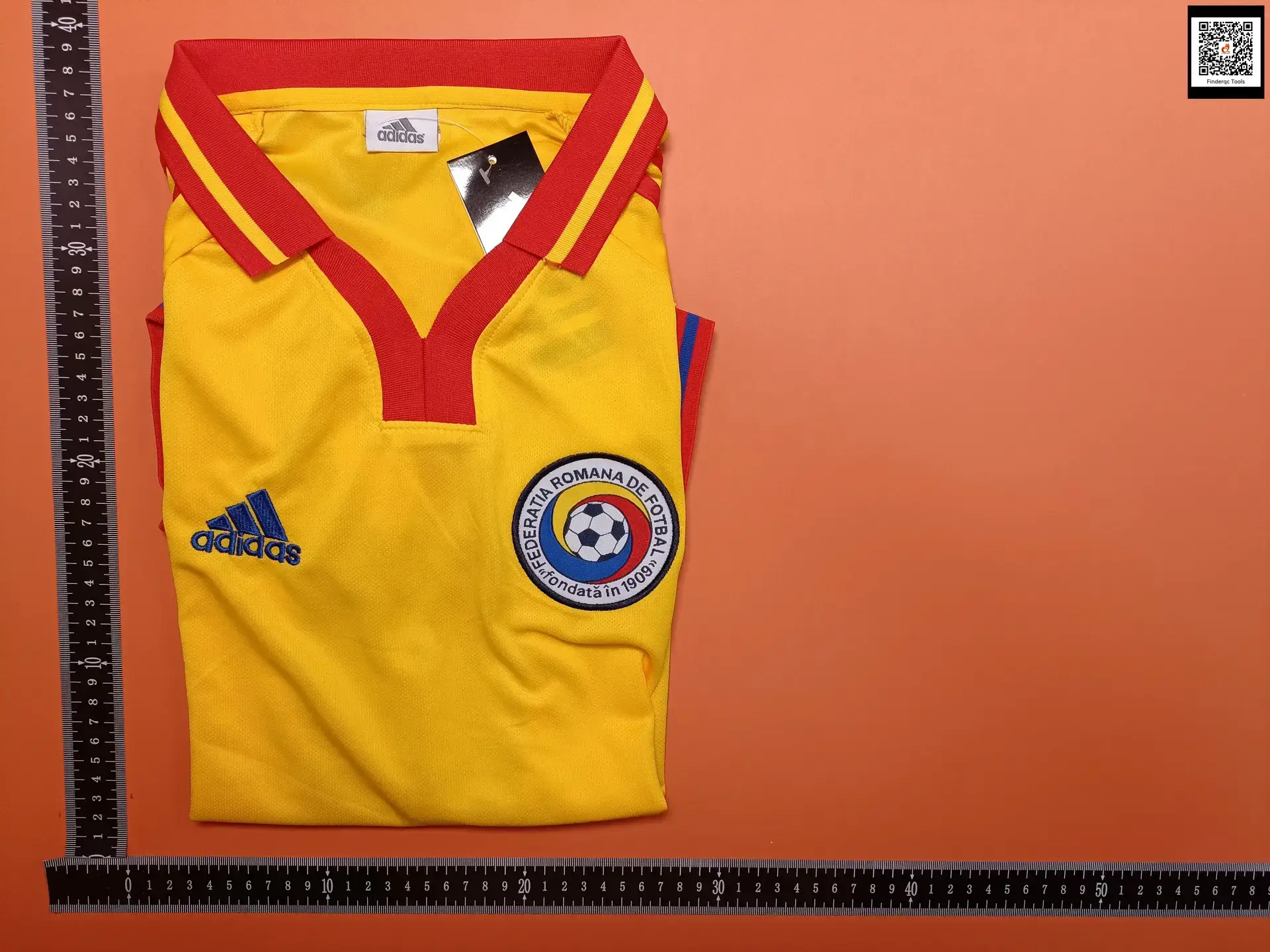 Adidas Romania National Football Team Jersey Yellow