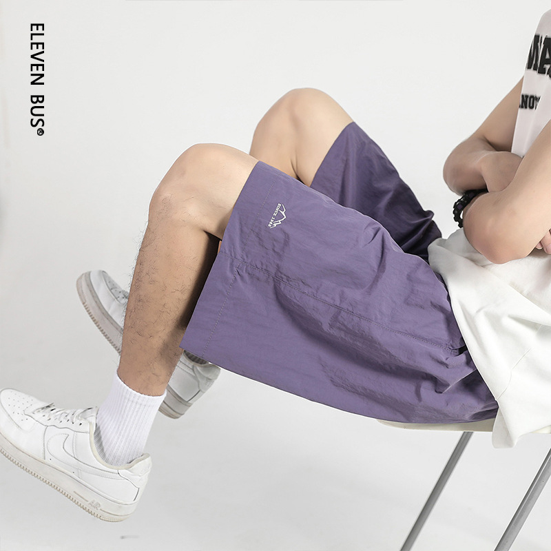 2025 Casual Shorts Men's Summer Thin American Fashion Brand Loose Straight Five-Point Pants Men's Factory Dropshipping
