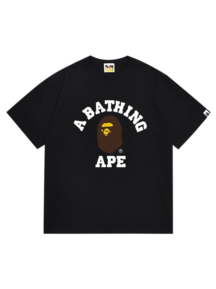 Chao brand cross-border wholesale supply of foreign trade a generation of 260g heavy BAPE ape head shark short sleeve T-shirt 2