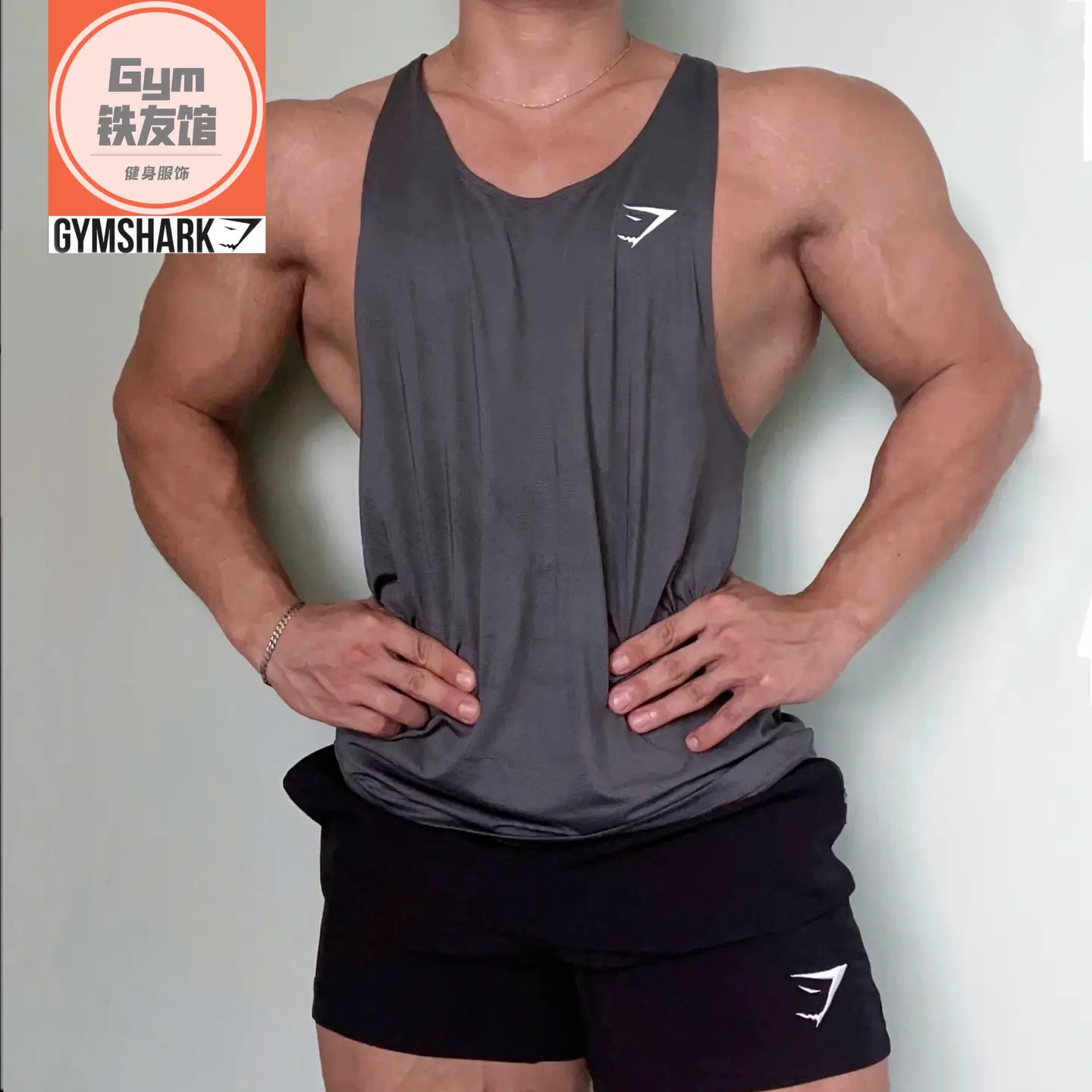 Gymshark Arrival Quick-Drying Tank Top for Men, American Style Chris Sports Breathable Running Top