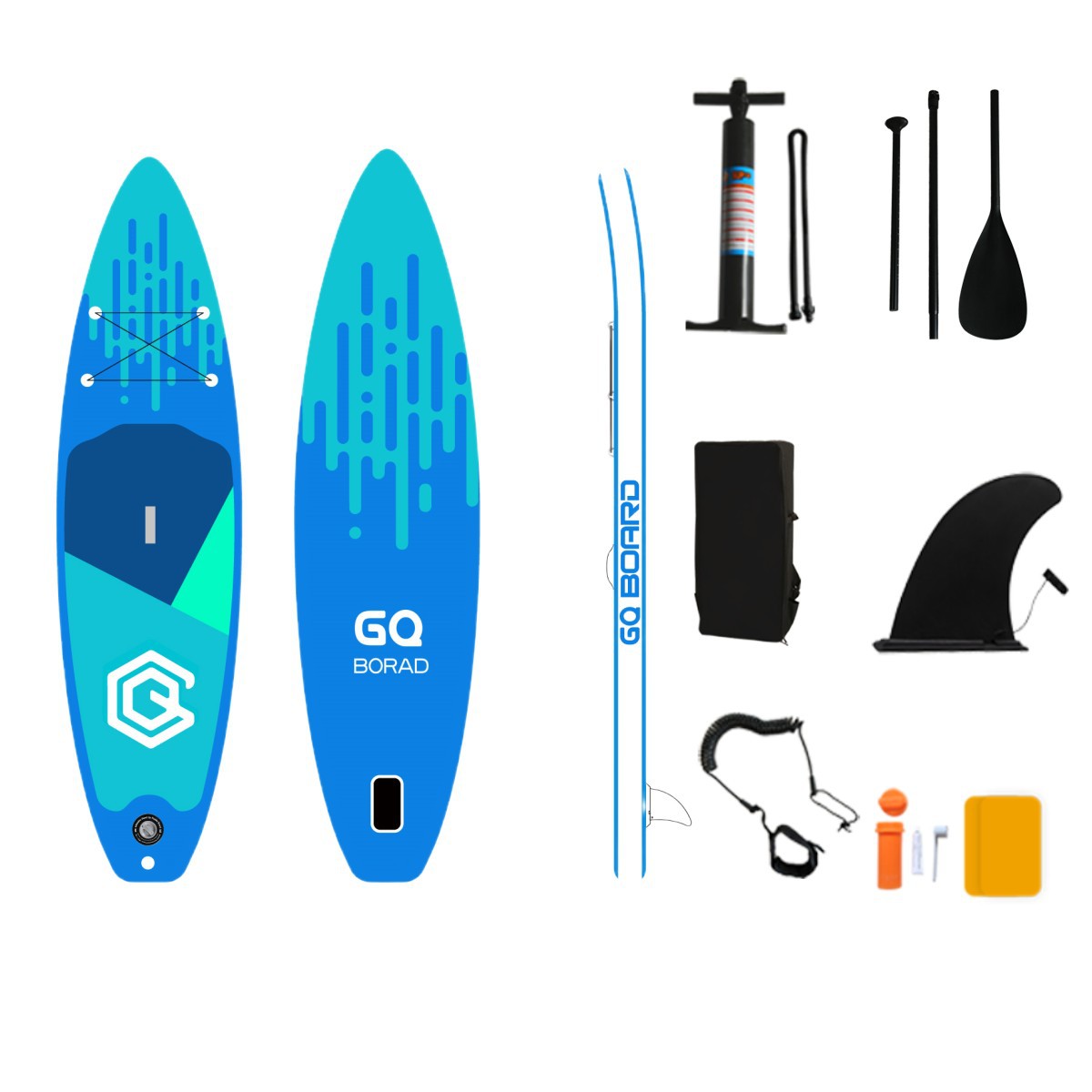 Inflatable Sup Paddle Board, Stand-Up Paddle Board, Outdoor Surfboard, Water Sports Leisure Paddle Board