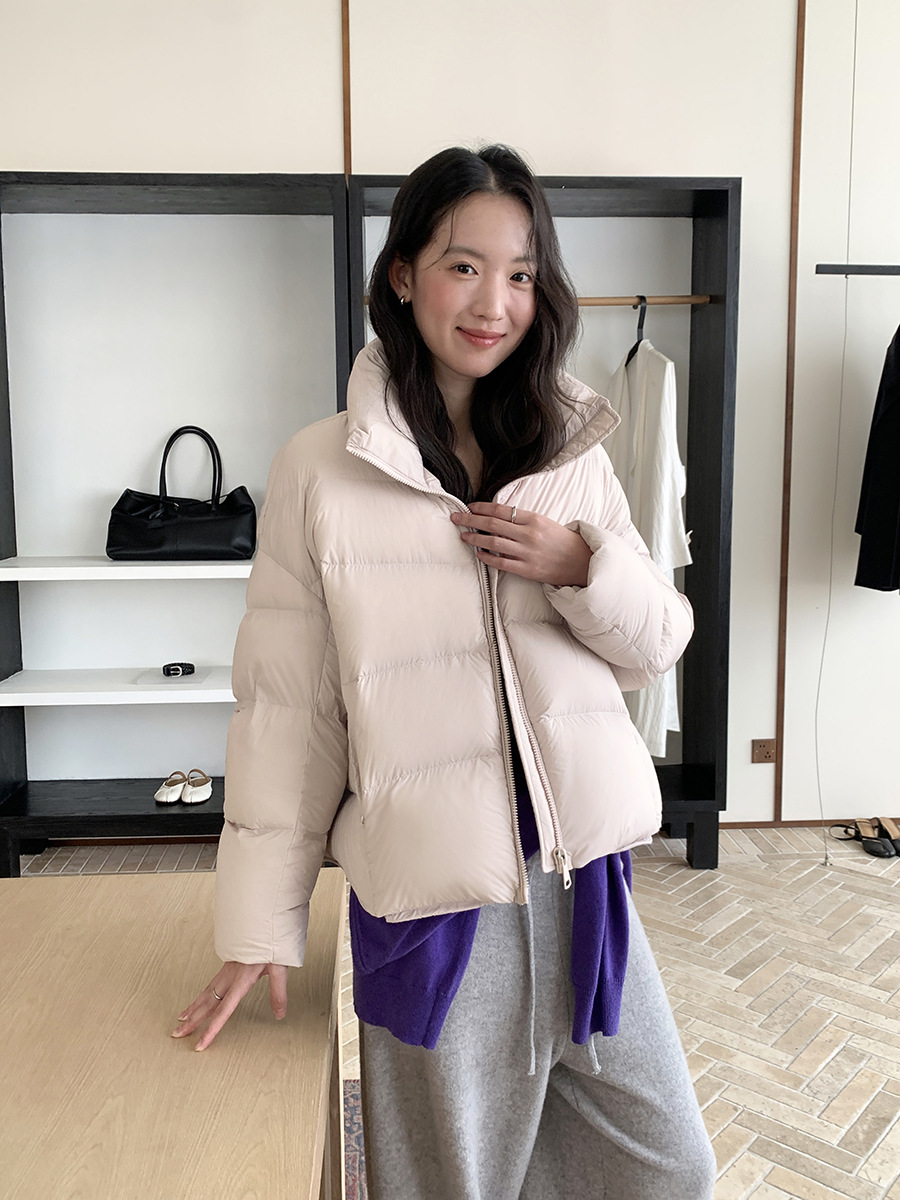 Love and Nancy Thirteen Lines Minimalist Winter 90 White Duck down Cloud Puff Three-Proof Lightweight Relaxed Feel down Jacket 02760