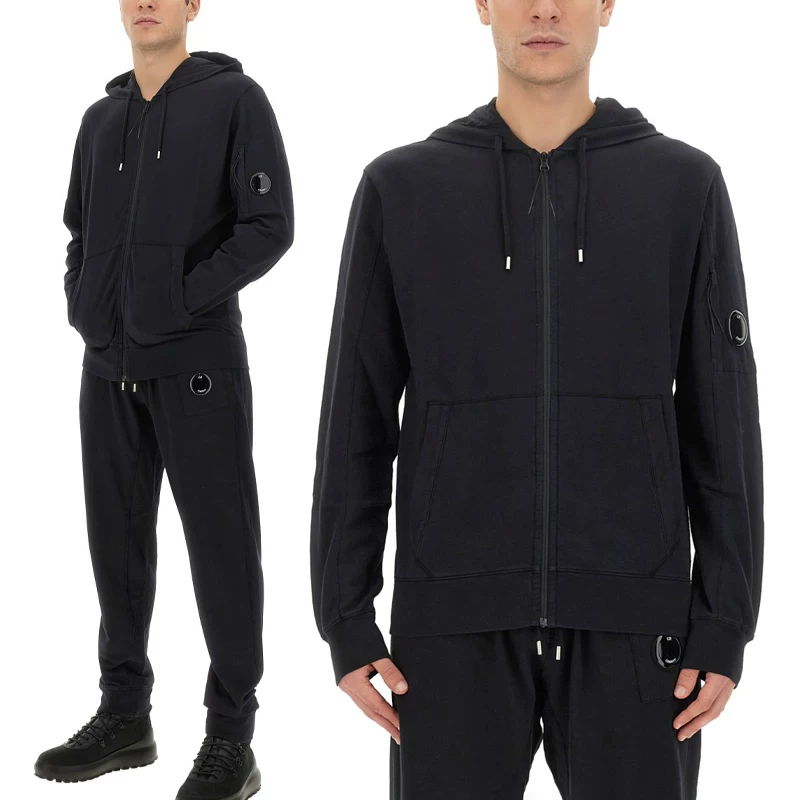 C.P Logo Company Sweatshirt Lens Functional Zipper Hoodie Cp Casual Hooded Jacket Men