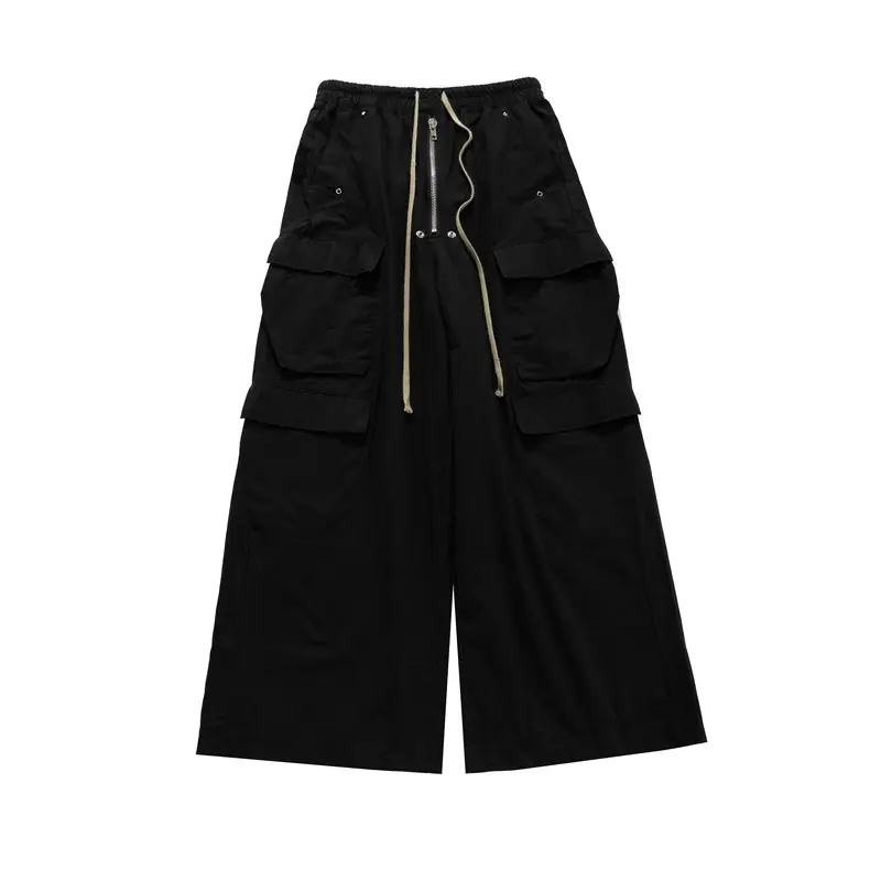 Correct original version RO23SS new Cargo multi-pocket workwear drag flare casual wide-leg pants
