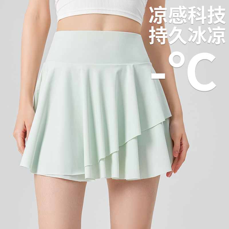 Cross-border Sports Golf Skirt Women's Quick-dry Sports Skirt High Waist Tennis Pleated Short Skirt Yoga Wear