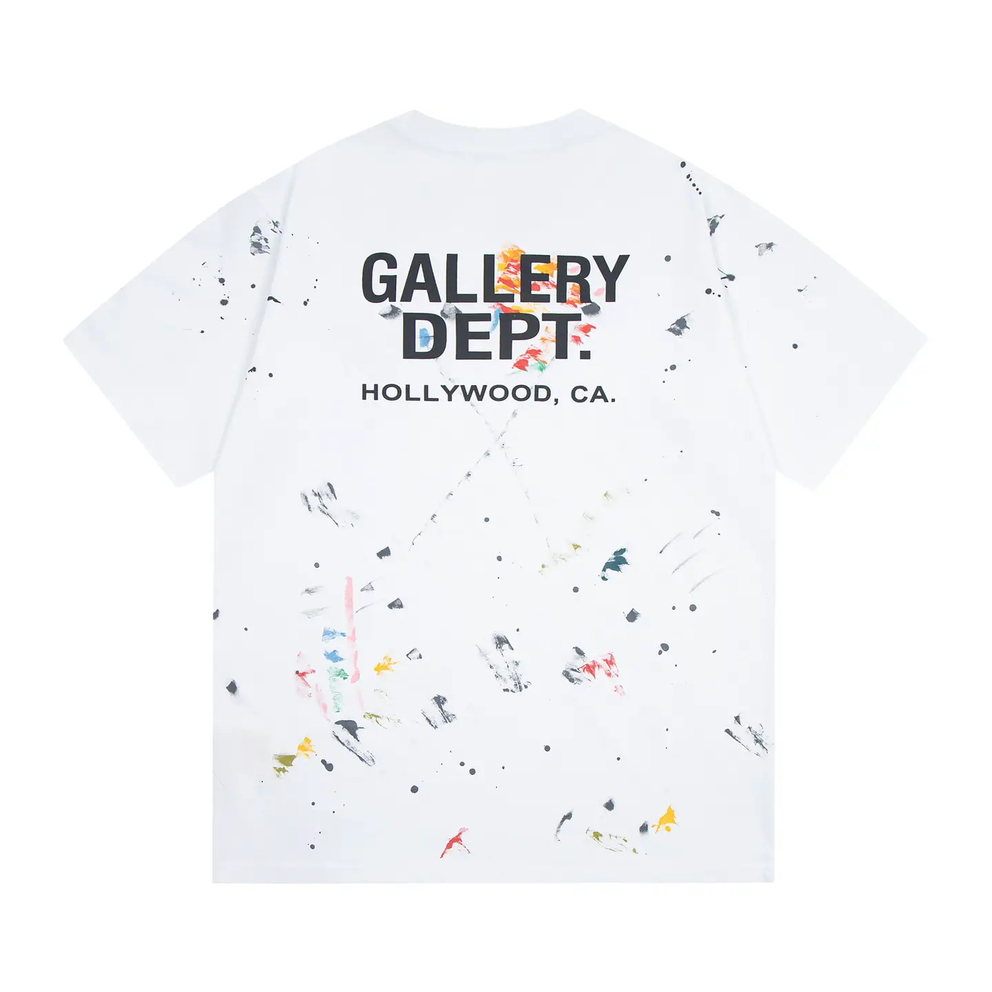 Correct Edition Gallery dept American Fashion Brand Short-sleeved Classic Letter Logo Printed Loose Casual T-shirt for Men