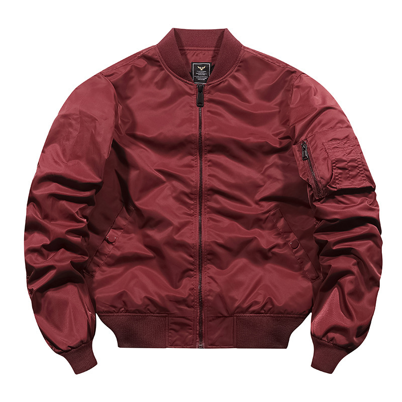Autumn and winter tough guy coat live supply [plus cotton/thin] air force ma1 bomber jacket male bomber jacket