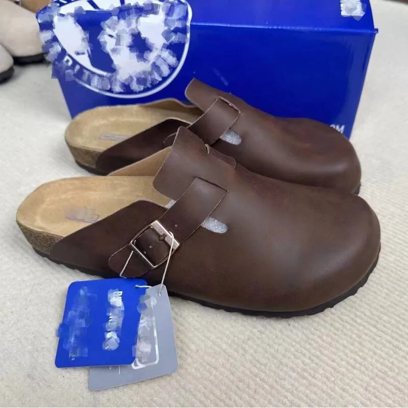 BK真皮凉拖鞋