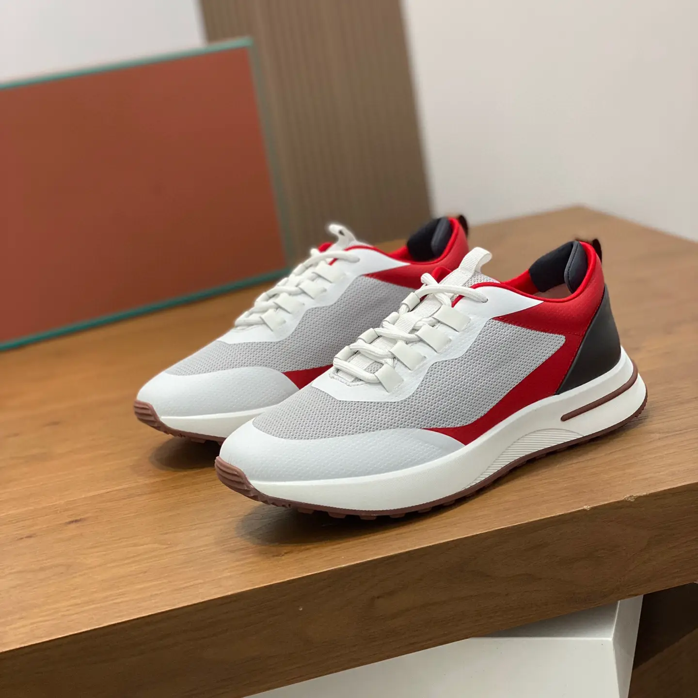2024 Spring and Summer New arrival Feiwei Sports and Casual Shoes Plaid Soft Sole Breathable Men's Shoes Outdoor Easiest for match British Trbottomy Shoes