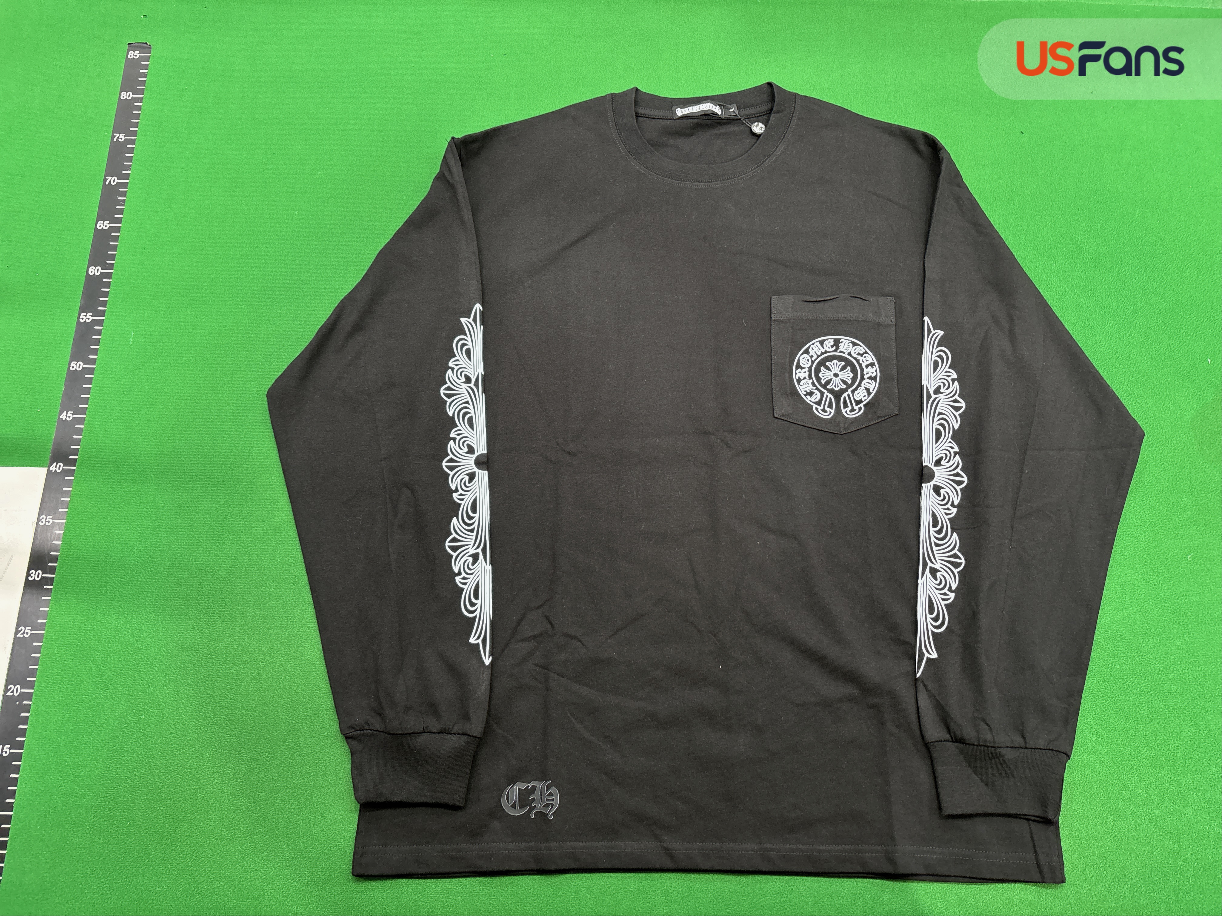 Chrome Hearts CH Long Sleeve Raglan Shirt — zdjęcie QC 2