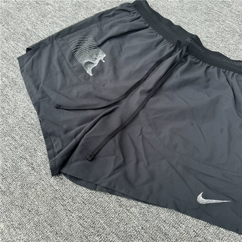 Nike Men's Summer Sports Running Training Quick-Drying Breathable Woven Lined Shorts Ih2821-010